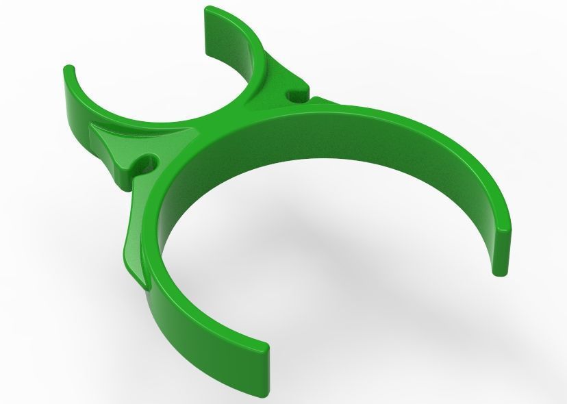 Water Filter Clip 58mm to 101mm 3D print model_60