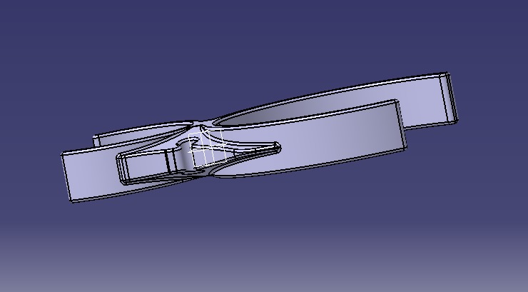 Water Filter Clip 58mm to 101mm 3D print model_11