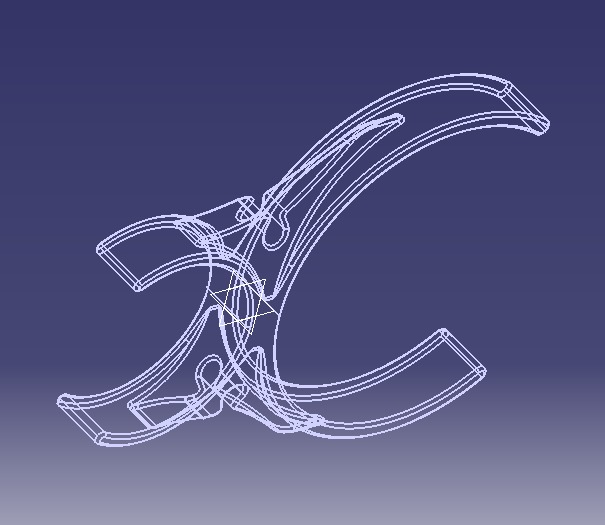 Water Filter Clip 58mm to 101mm 3D print model_22