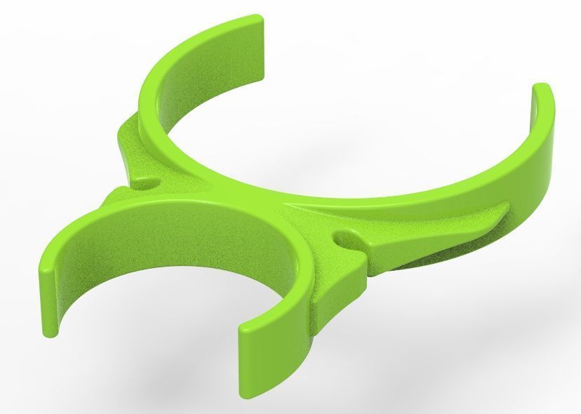 Water Filter Clip 58mm to 101mm 3D print model_36