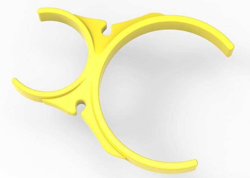 Water Filter Clip 58mm to 101mm 3D print model_66