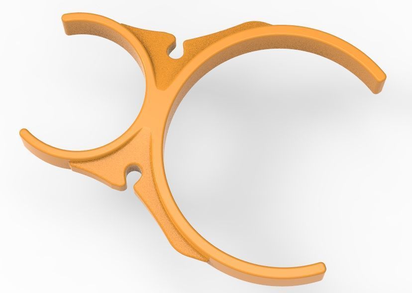 Water Filter Clip 58mm to 101mm 3D print model_68