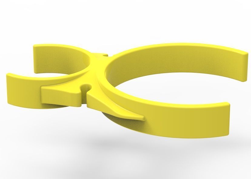 Water Filter Clip 58mm to 101mm 3D print model_2