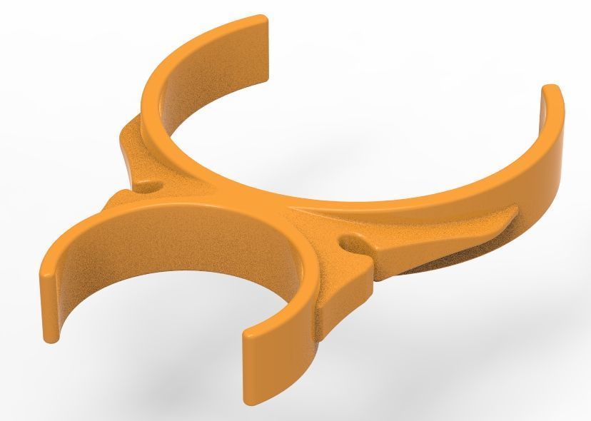 Water Filter Clip 58mm to 101mm 3D print model_37
