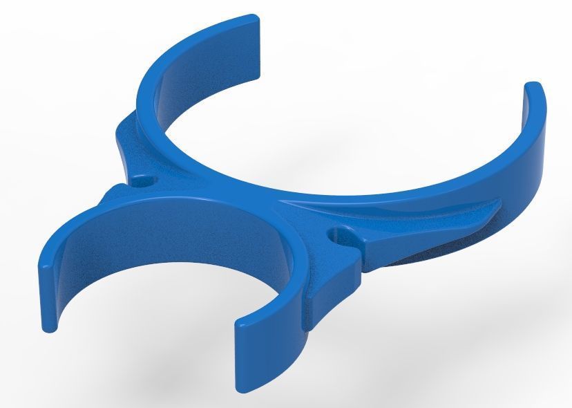 Water Filter Clip 58mm to 101mm 3D print model_5