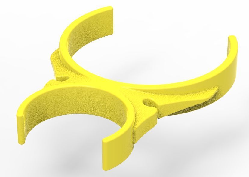 Water Filter Clip 58mm to 101mm 3D print model_40