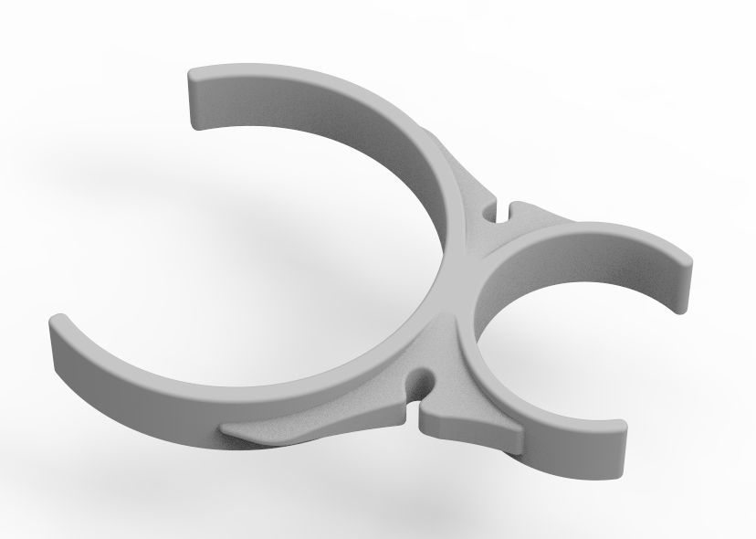 Water Filter Clip 58mm to 101mm 3D print model_24