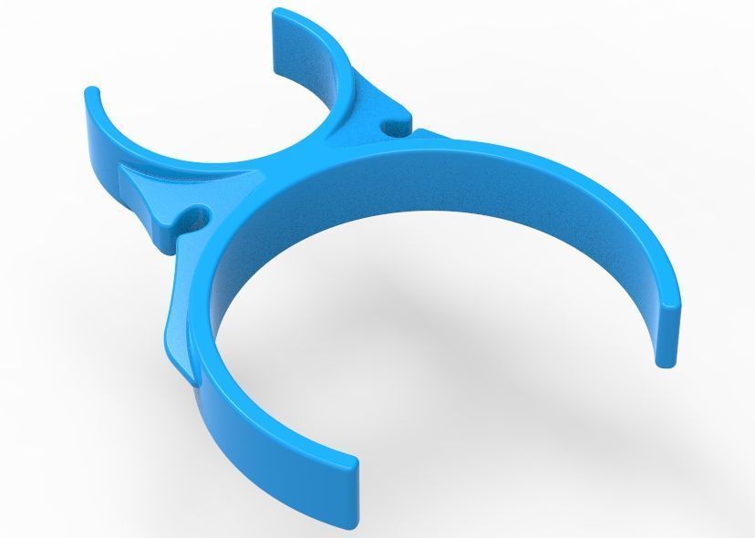 Water Filter Clip 58mm to 101mm 3D print model_61