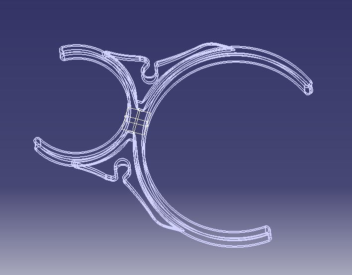 Water Filter Clip 58mm to 101mm 3D print model_73