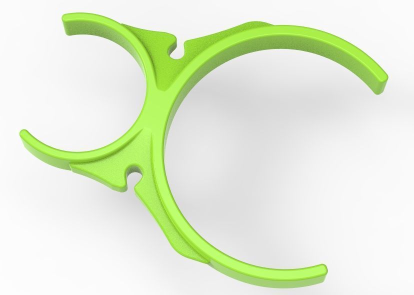 Water Filter Clip 58mm to 101mm 3D print model_69