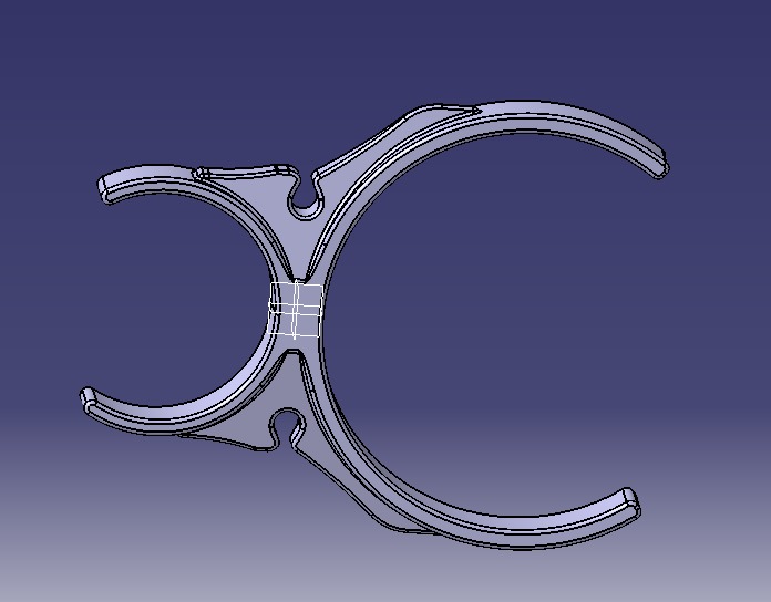 Water Filter Clip 58mm to 101mm 3D print model_15