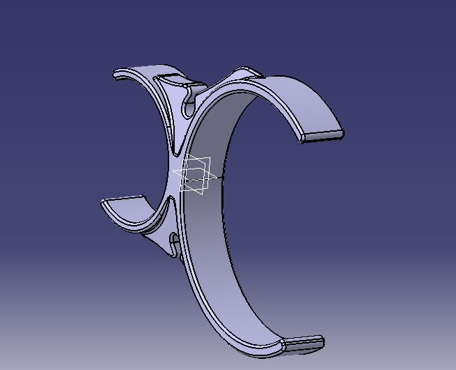 Water Filter Clip 58mm to 101mm 3D print model_19