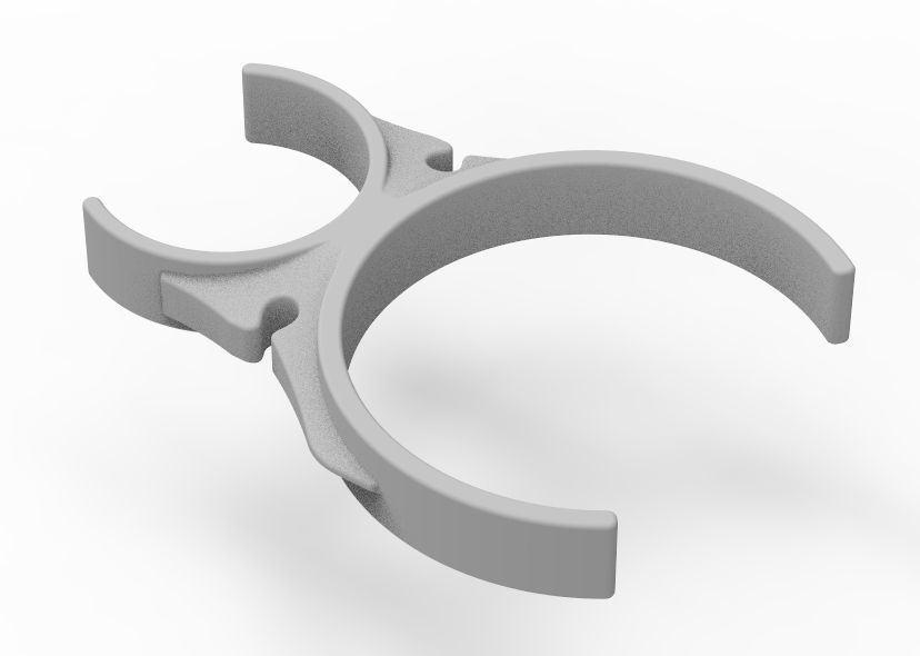 Water Filter Clip 58mm to 101mm 3D print model_30