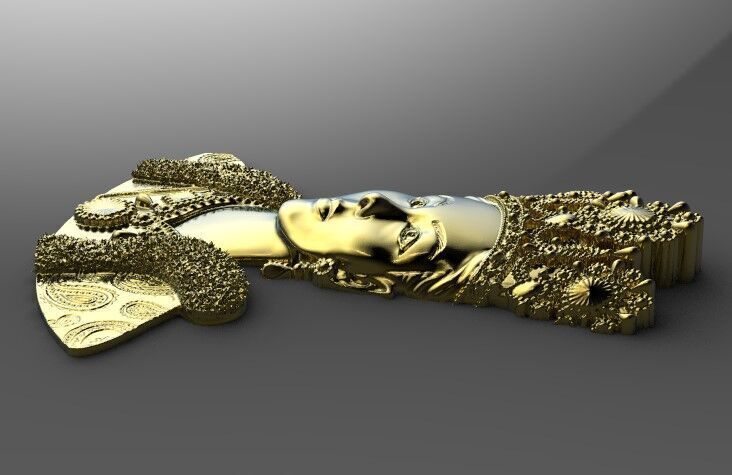 farah diba pendant  3D print model_0