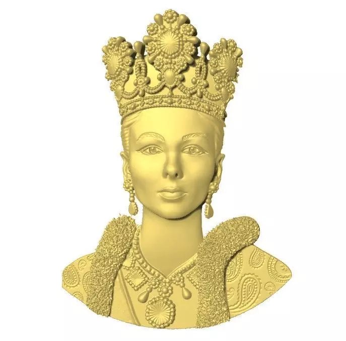 farah diba pendant  3D print model_1