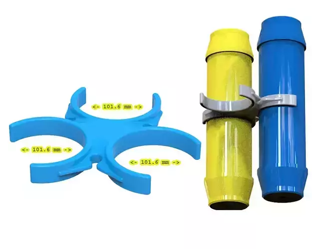 Water Filter Clip 3 Ways 101mm