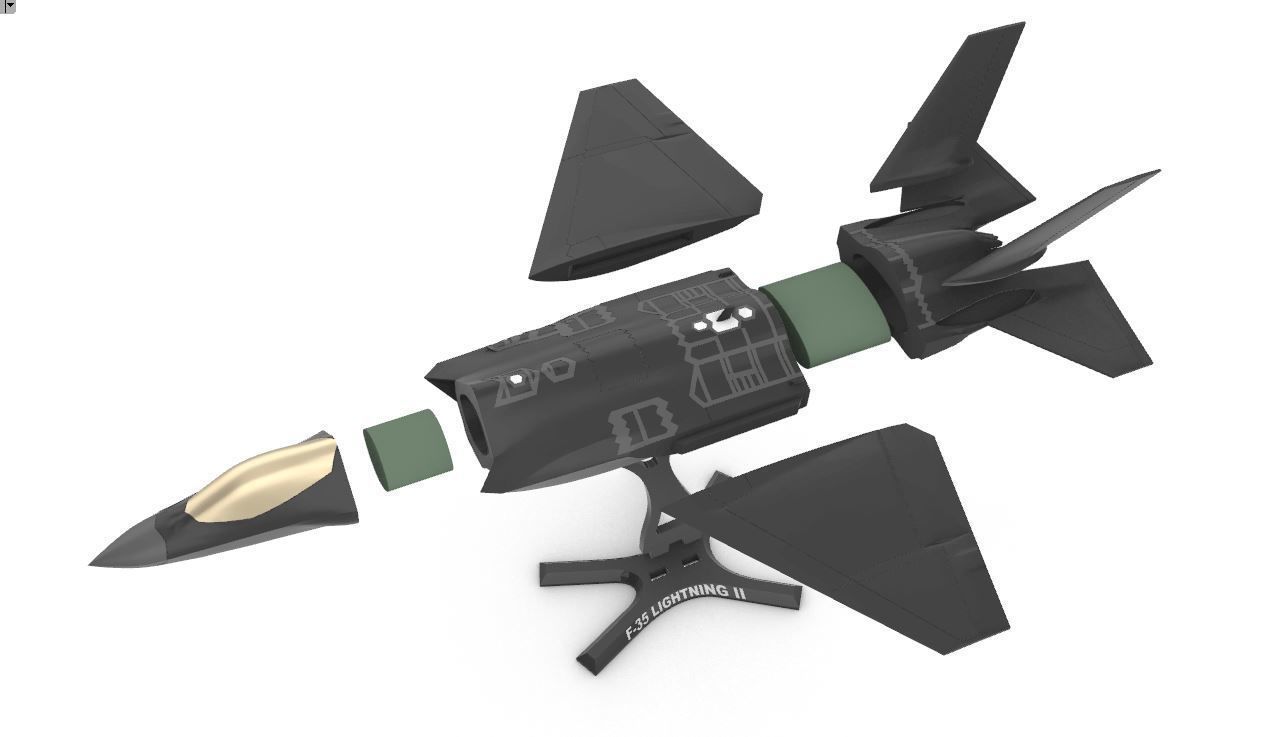 F-35 Lightning II 3D print model_11