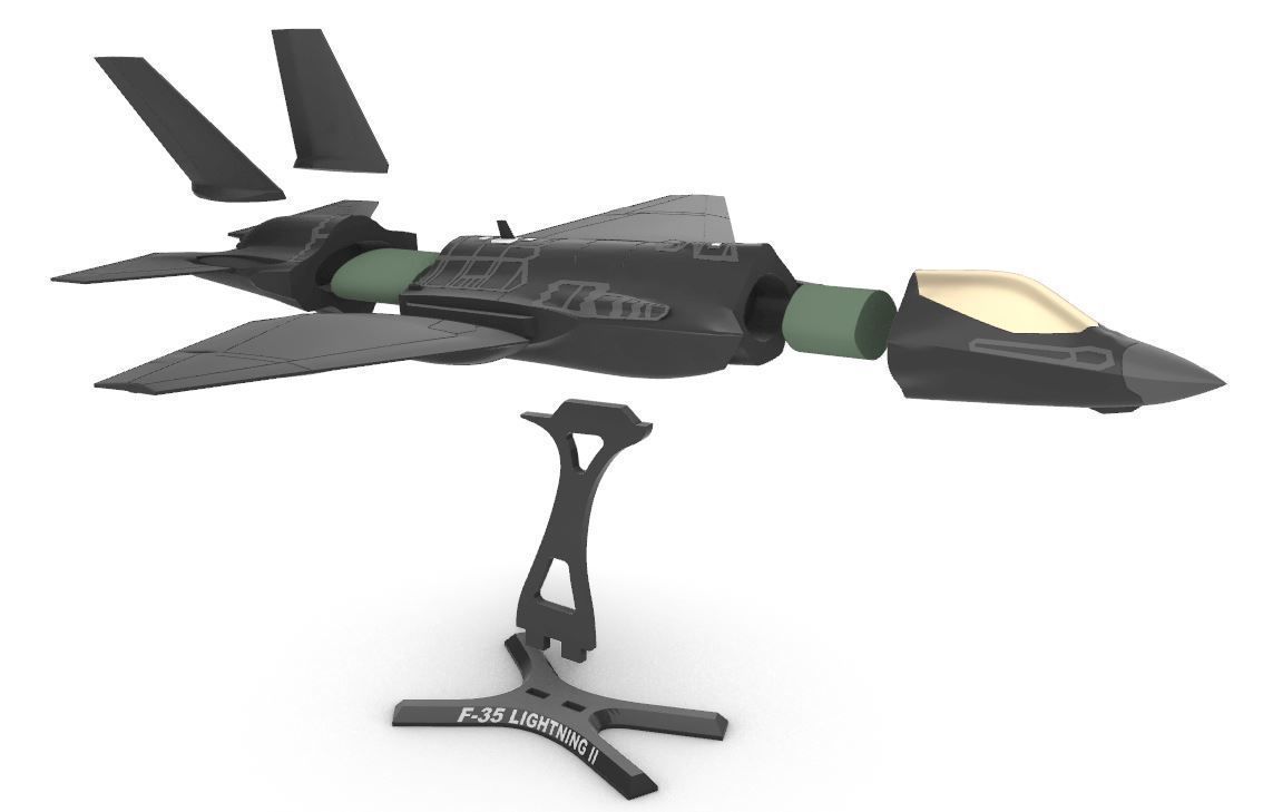 F-35 Lightning II 3D print model_10