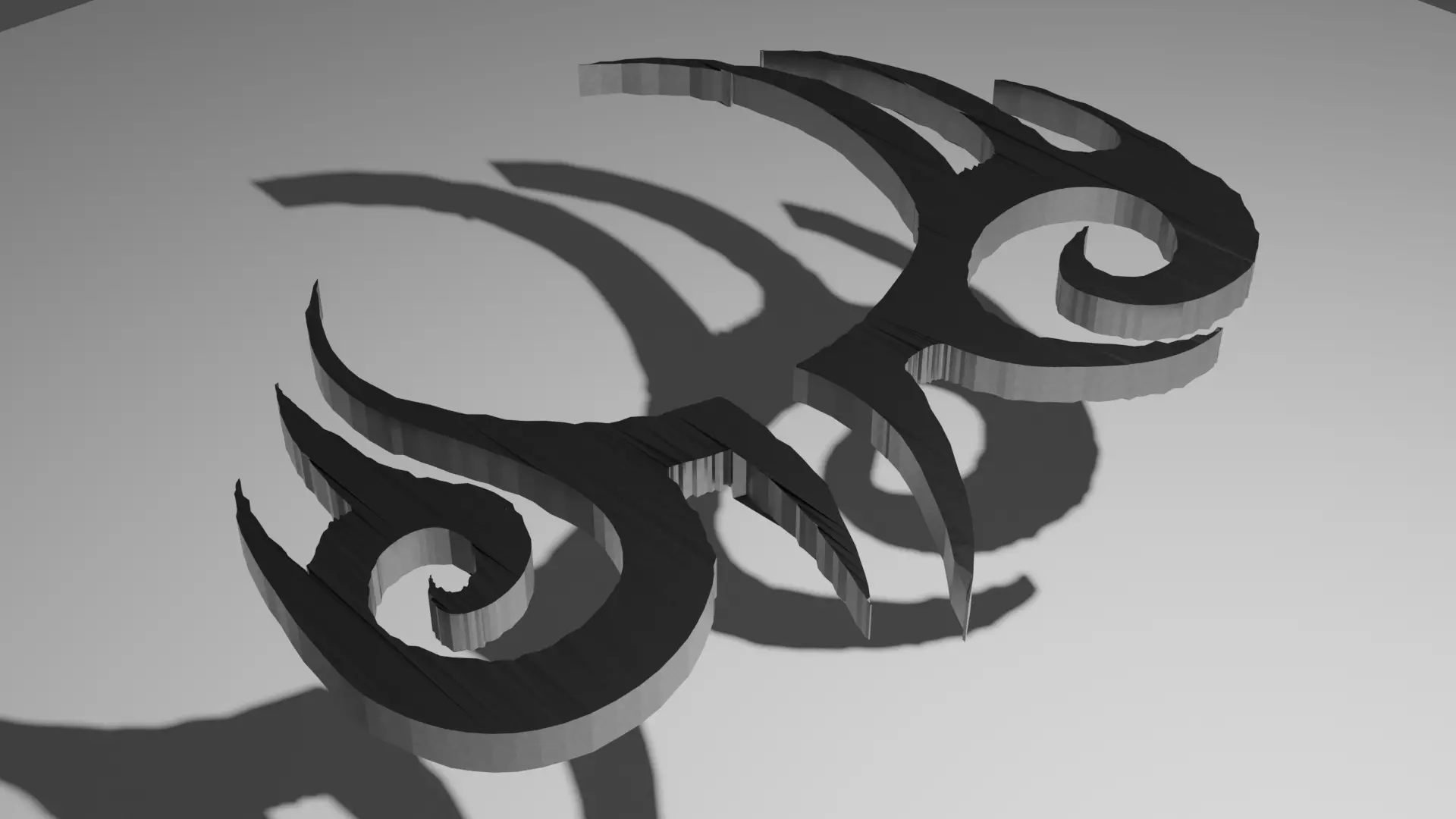 Mike Tyson face tattoo 3D model_0