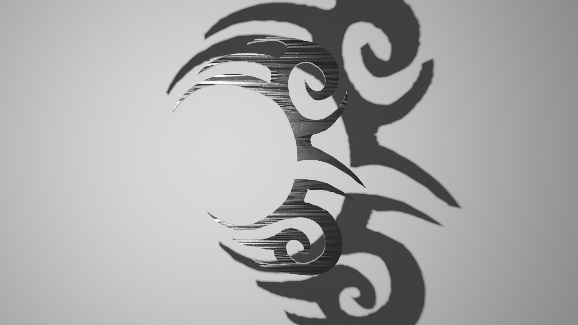 Mike Tyson face tattoo 3D model_1