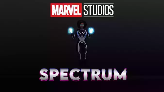 Spectrum Low-poly 3D model