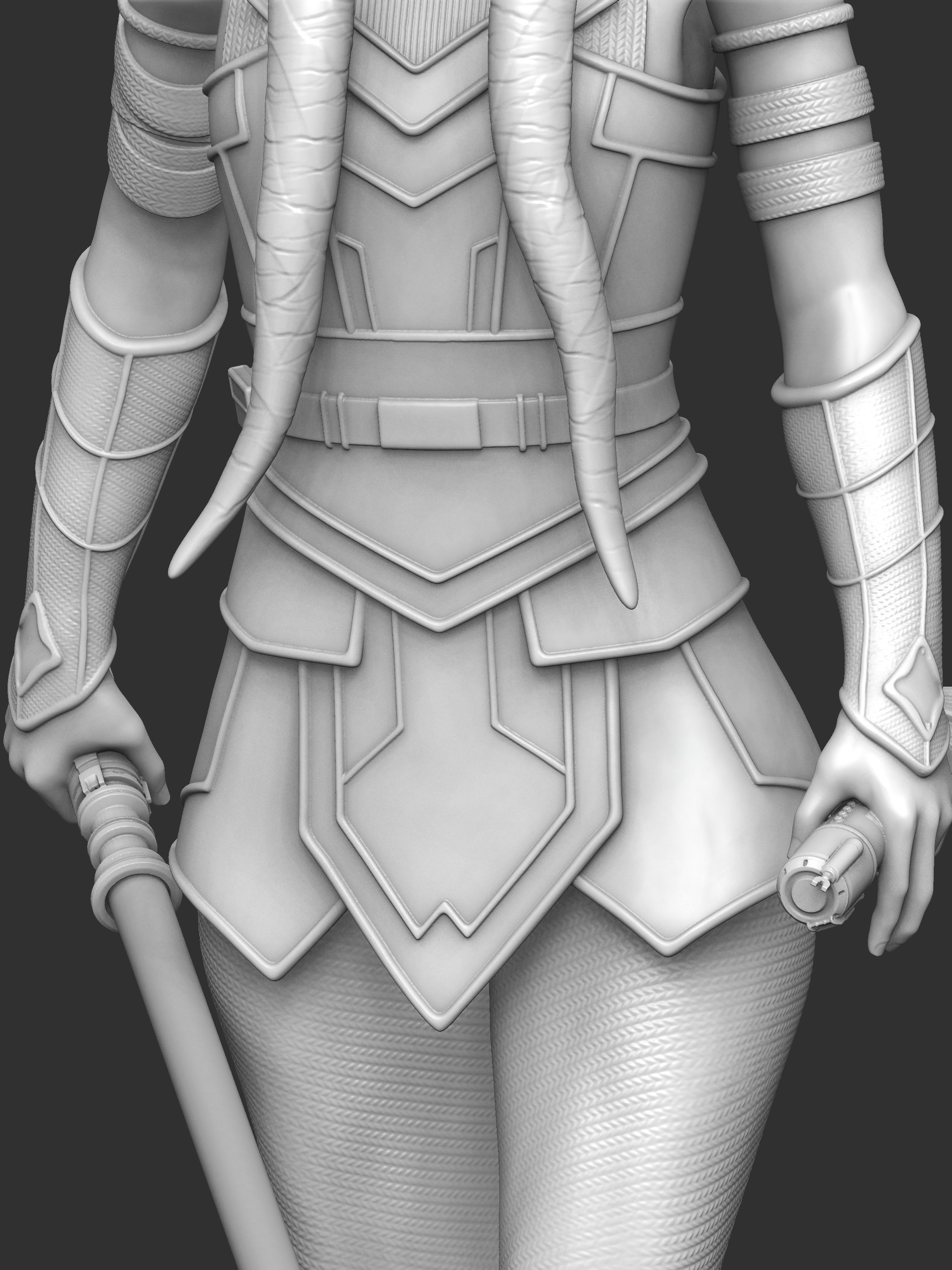 EXCLUSIVE 3D AHSOKA TANO Collectible Figurine 3D print model_18