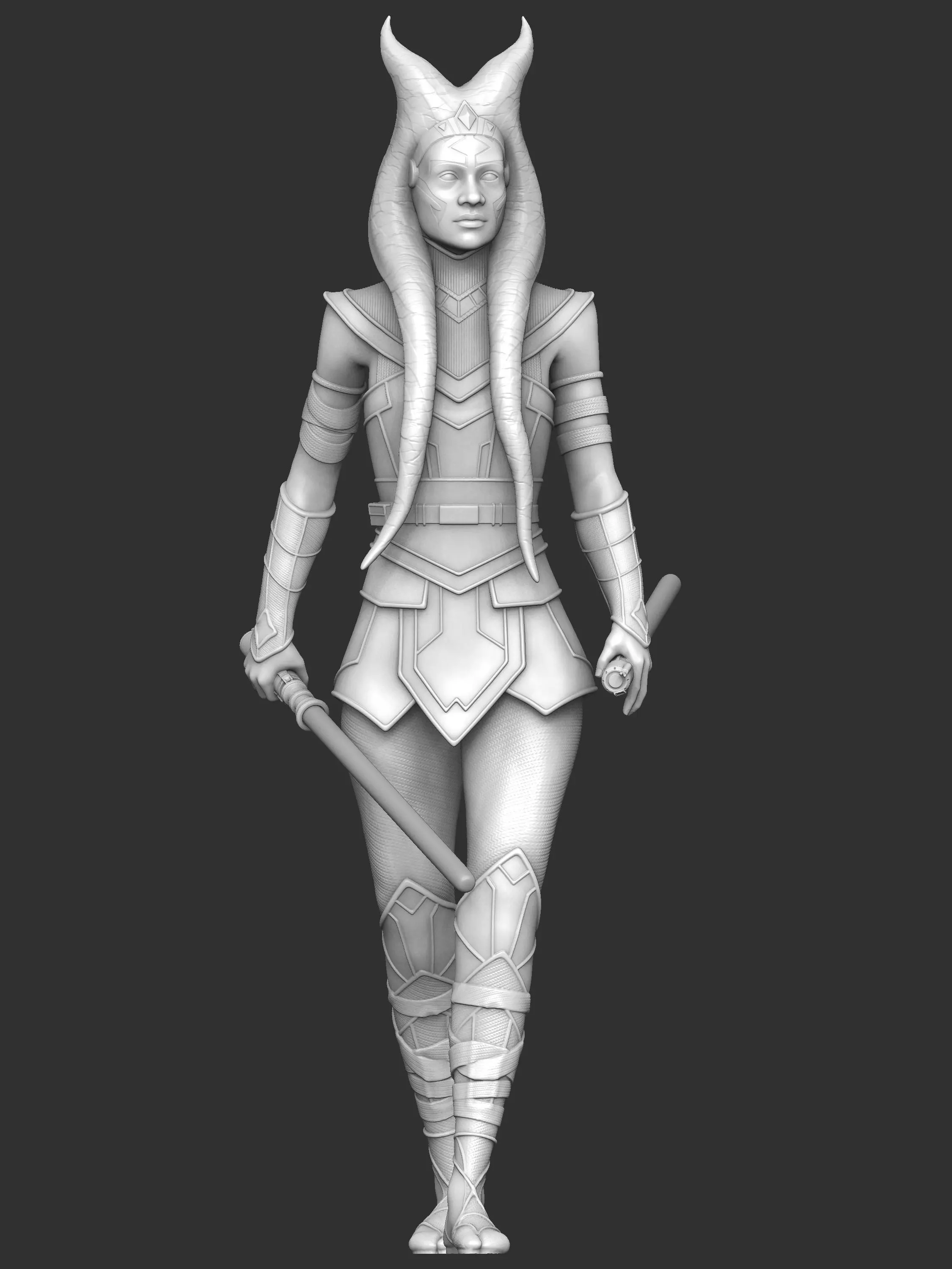 EXCLUSIVE 3D AHSOKA TANO Collectible Figurine 3D print model_0