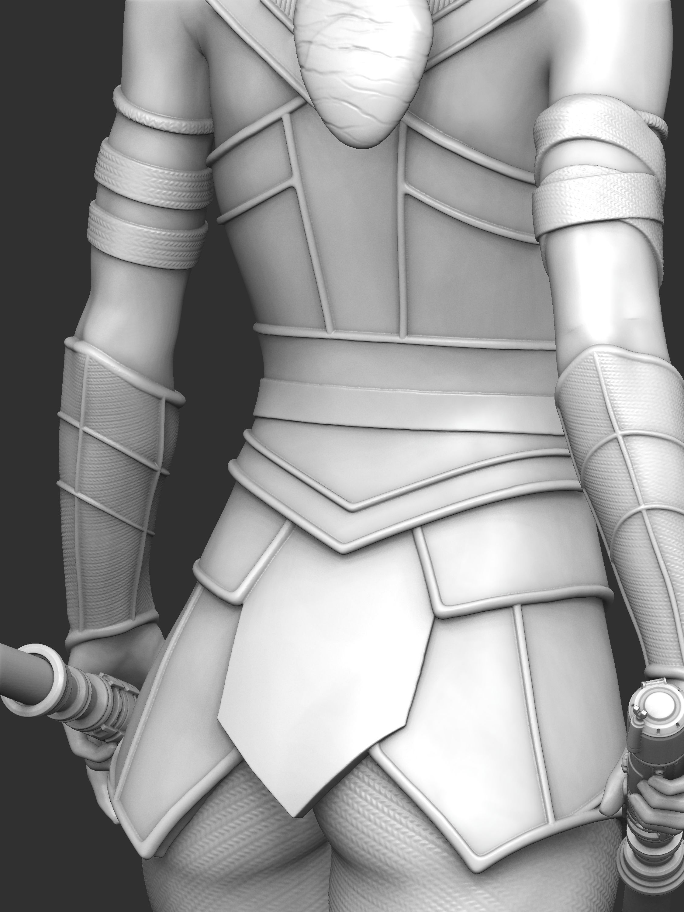 EXCLUSIVE 3D AHSOKA TANO Collectible Figurine 3D print model_7