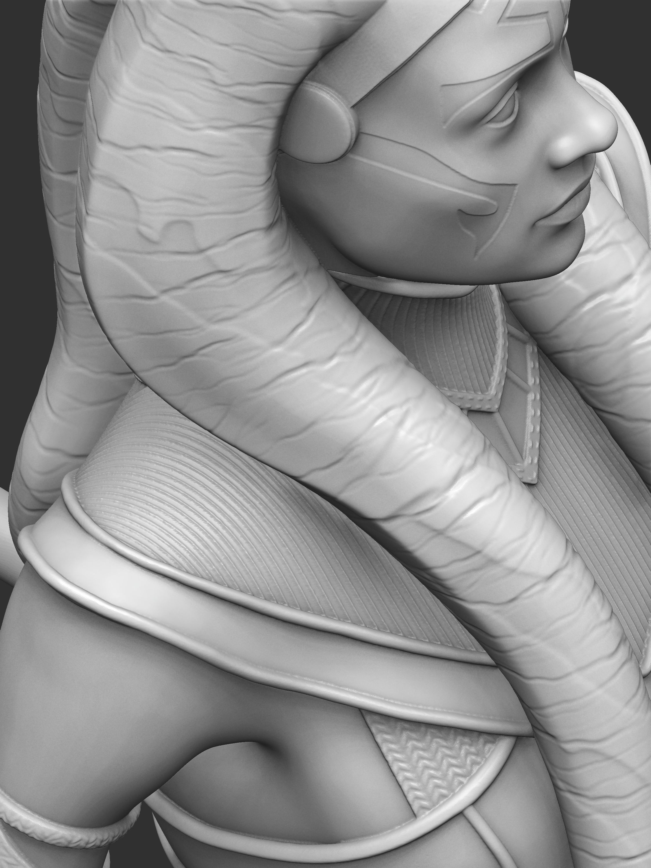 EXCLUSIVE 3D AHSOKA TANO Collectible Figurine 3D print model_6