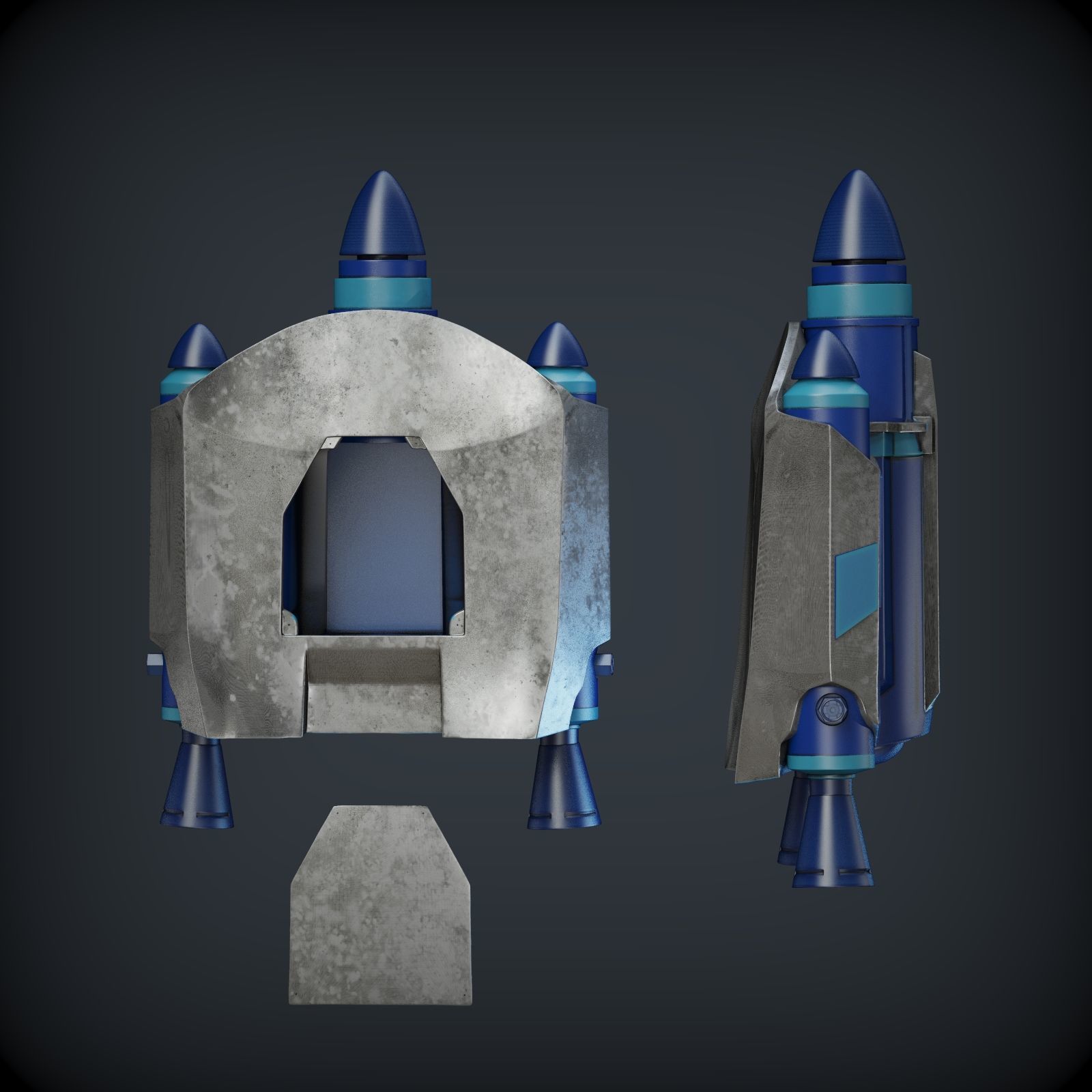 JANGO FETT JT-12 jetpack  3D print model_5
