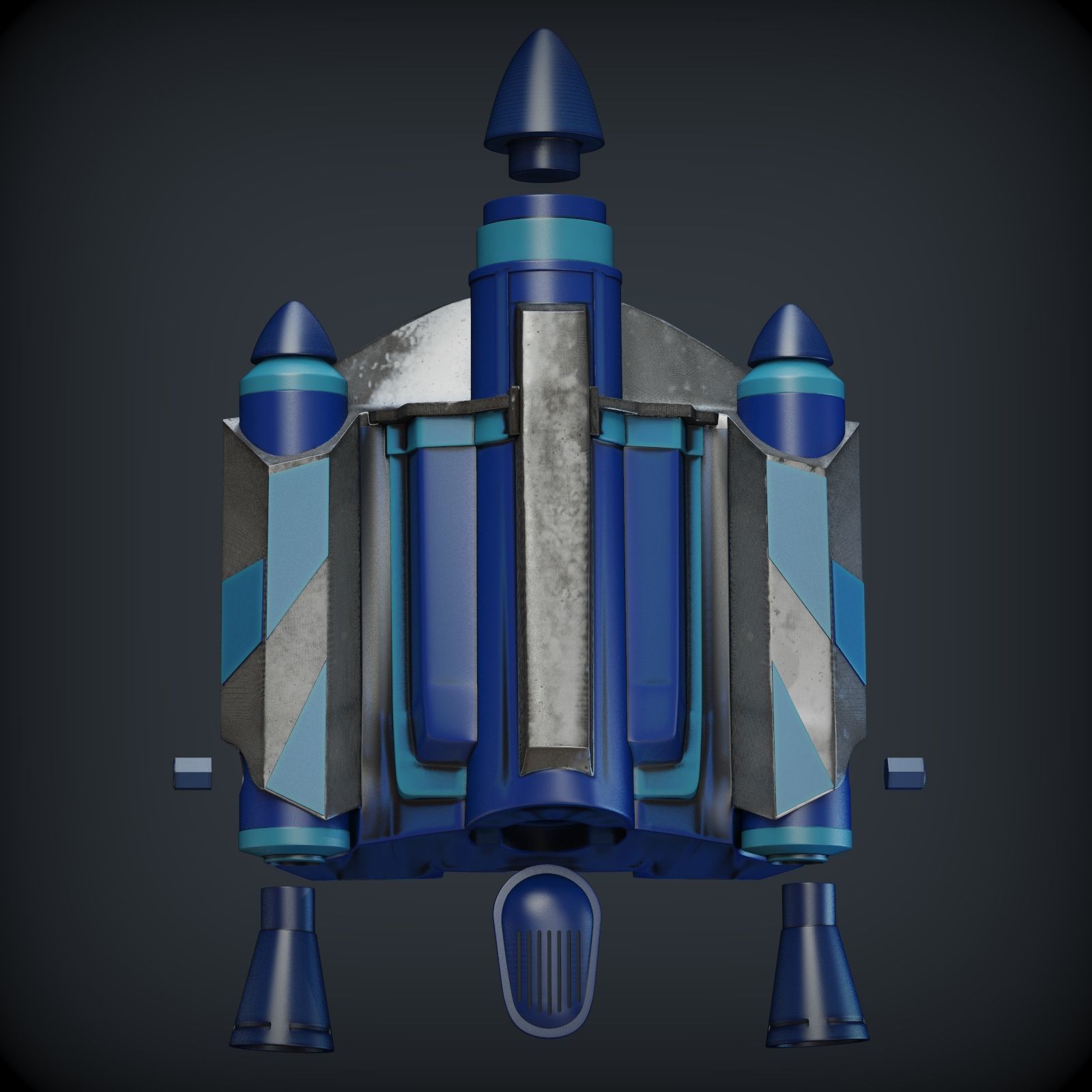 JANGO FETT JT-12 jetpack  3D print model_2