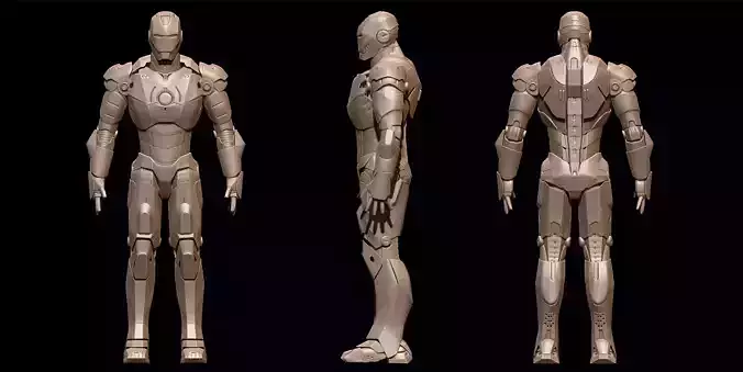 Iron Man 3D print ready 