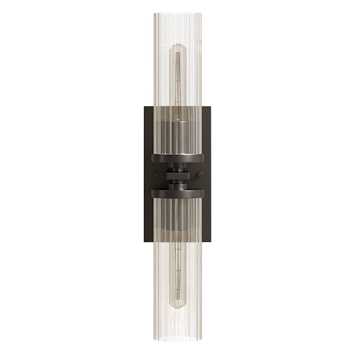 Andreas 2-Light Wall Sconce Low-poly 3D model_5