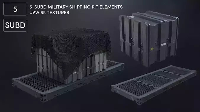 5 SUBD Military Shipping Elements