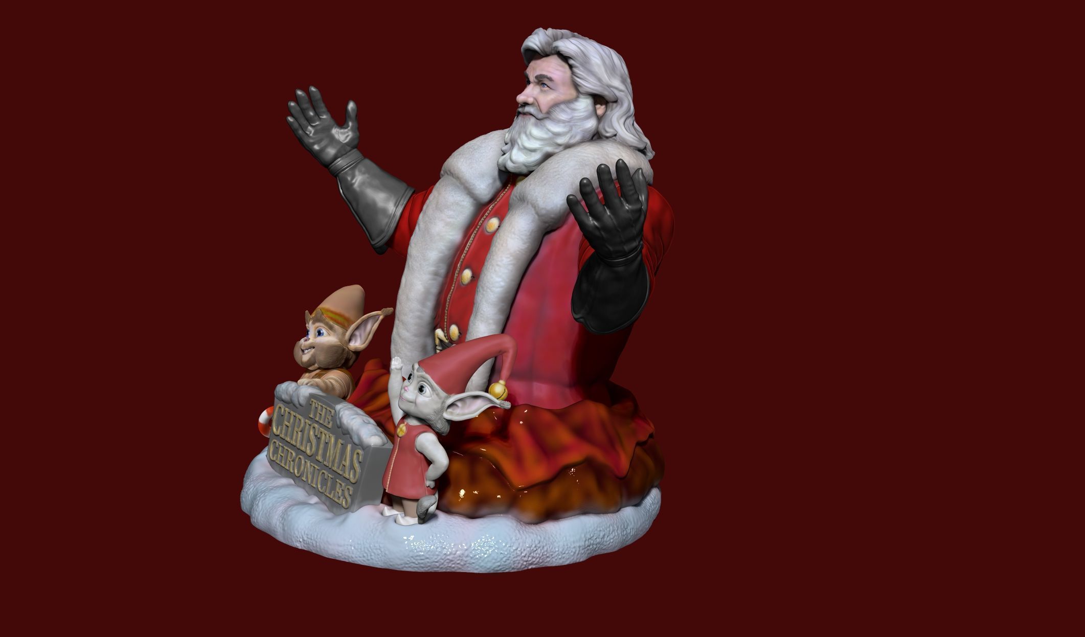 Santa Claus 3D print model_2