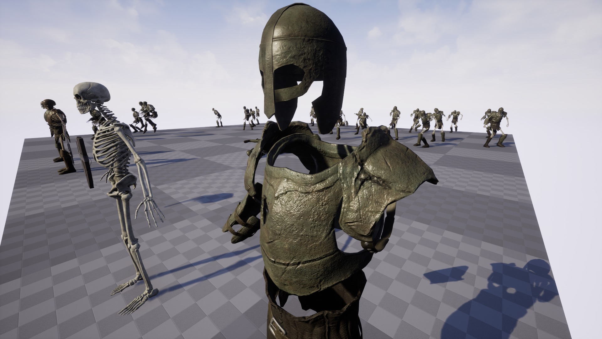 Skeleton 02 Low-poly 3D model_16