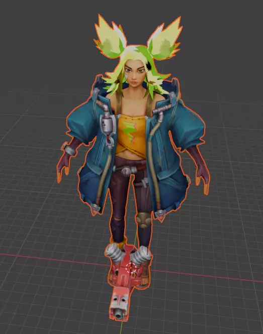 zeri arcane base 3D model_0