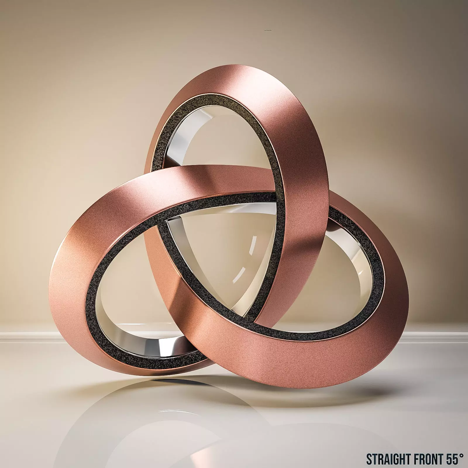 Chromium Trefoil 3D model_0