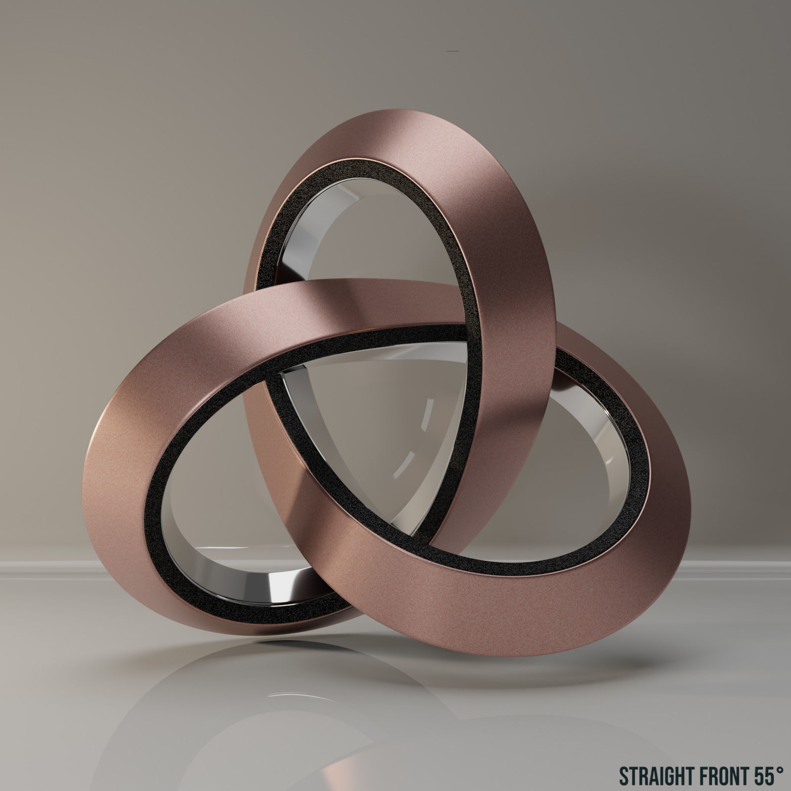 Chromium Trefoil 3D model_1