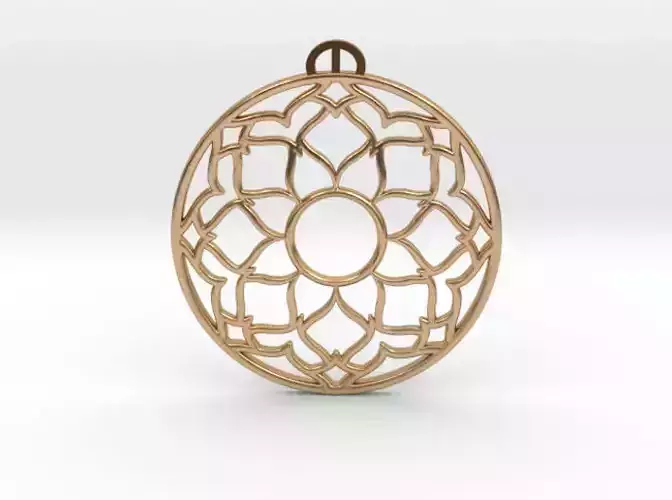 Flower Mandala Pendant