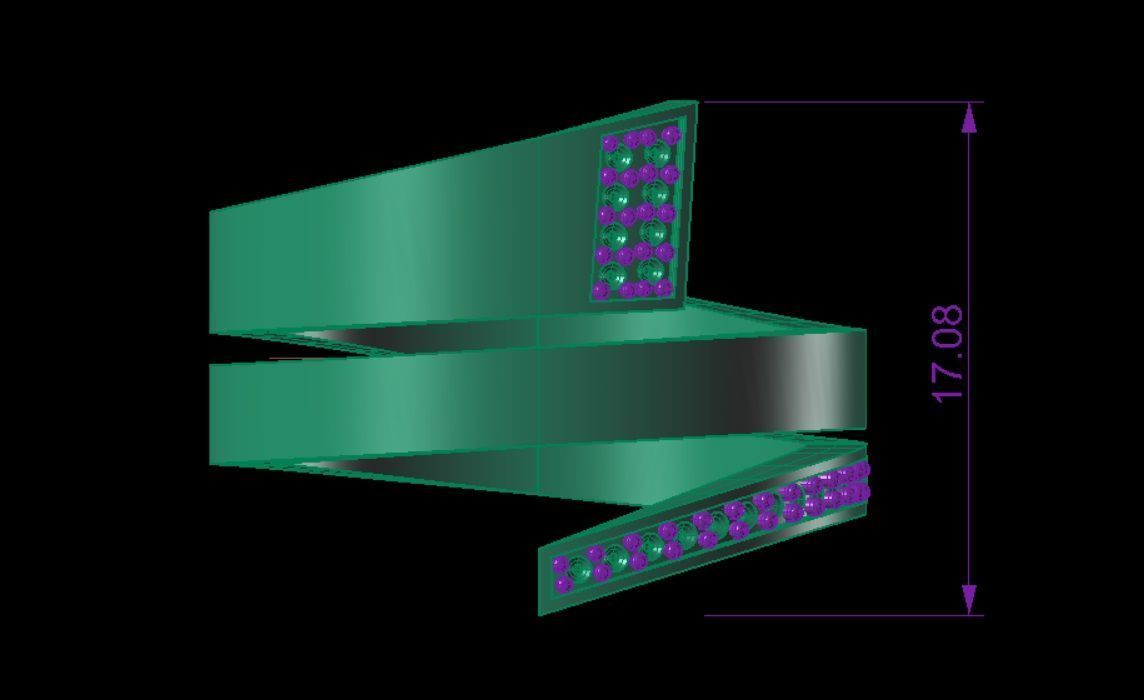 Diamond Band Ring 3D print model_8