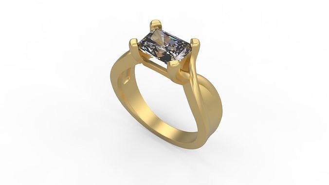 Woman Solitaire 762 3D print model