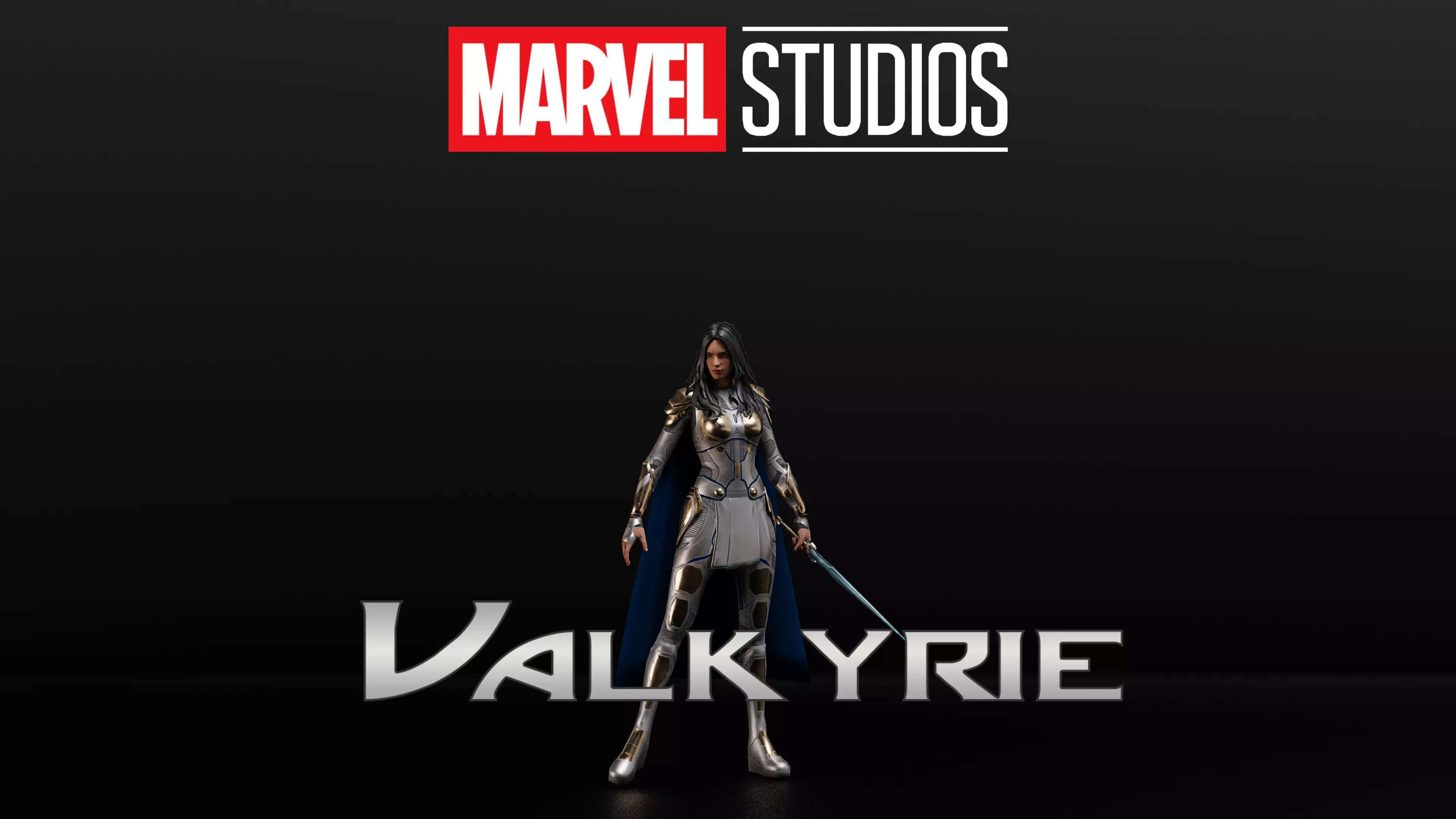 Valkyrie Low-poly 3D model