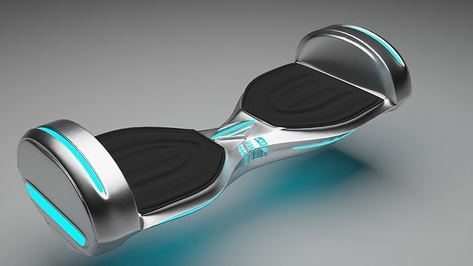 Futuristic Hoverboard 3D Model  PBR Textures Game Ready Low-poly 3D model