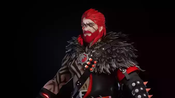 HUNTER Low-poly 3D model