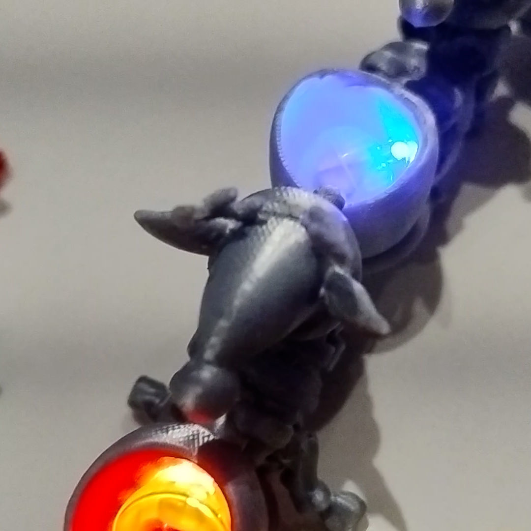 Flexy Happy Reindeer for a Modular Flying Train 3D print model_20