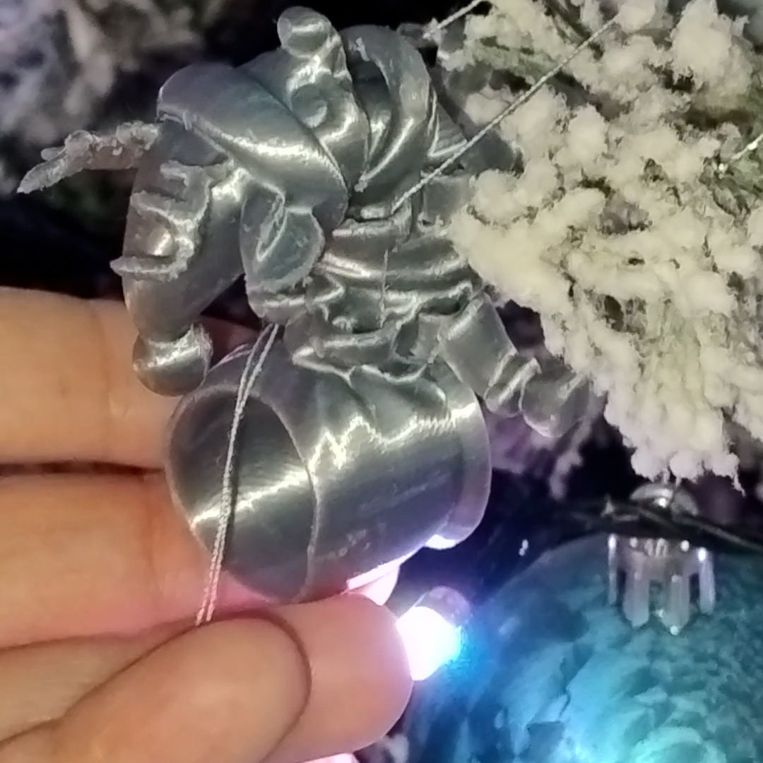 Flexy Happy Reindeer for a Modular Flying Train 3D print model_21