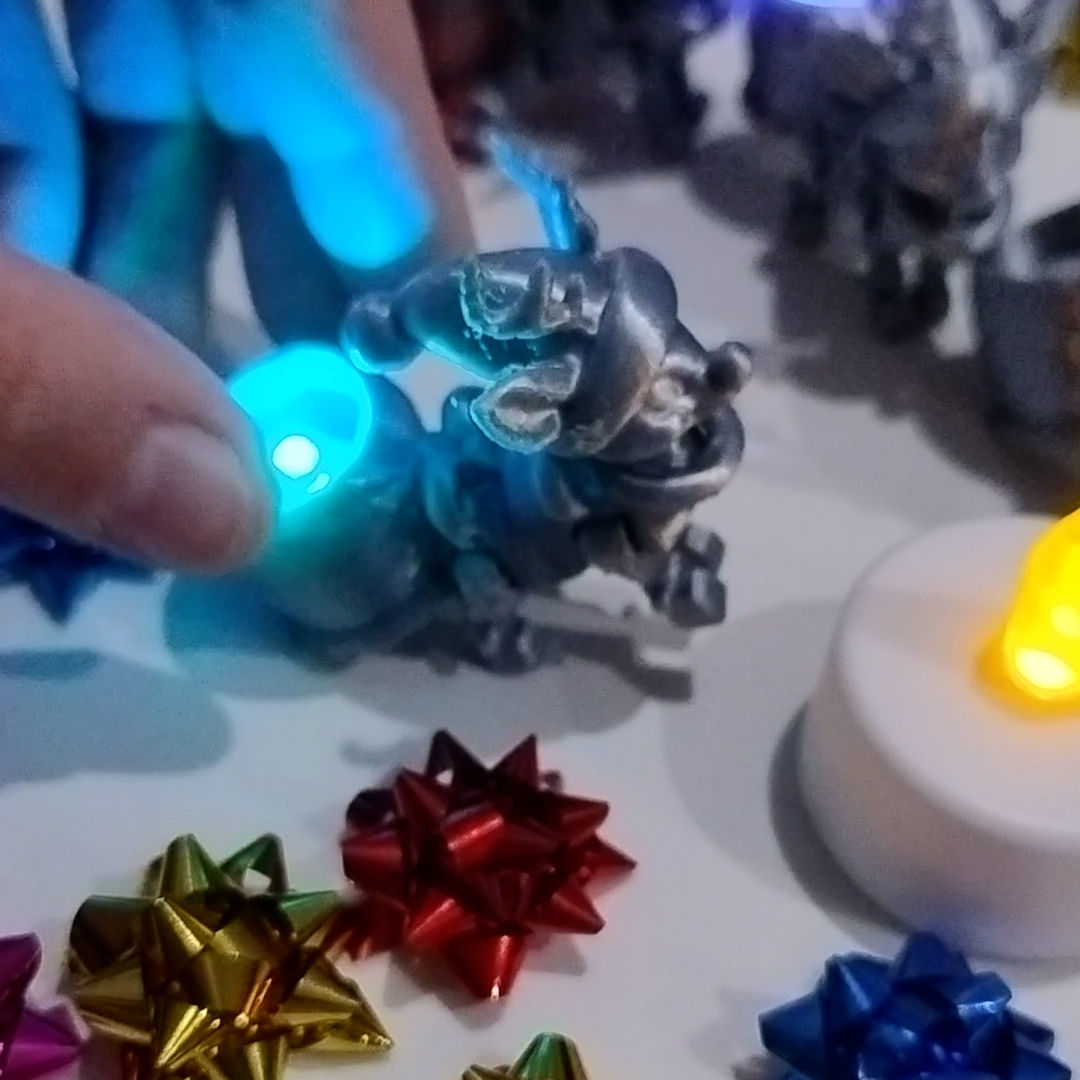 Flexy Happy Reindeer for a Modular Flying Train 3D print model_6