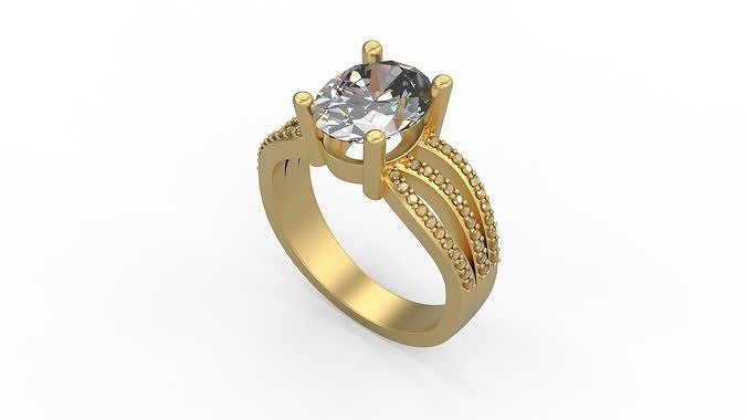 Woman Solitaire 777 3D print model