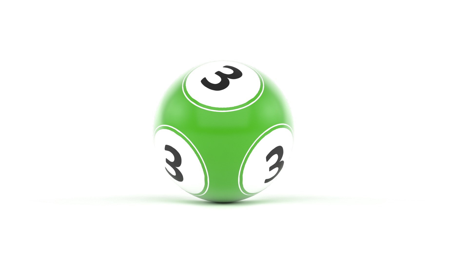 Bingo Balls and Cards 3D model_5
